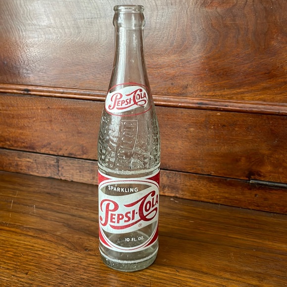 Pepsi Other Vintage Glass Pepsi Bottle Poshmark